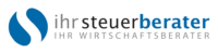 Logo mit einem blauen kreisförmigen Symbol und dem Text "ihr steuerberater IHR WIRTSCHAFTSBERATER" in grau und blau auf weißem Hintergrund. W Partner Wirtschafts- und Steuerberatung GmbH